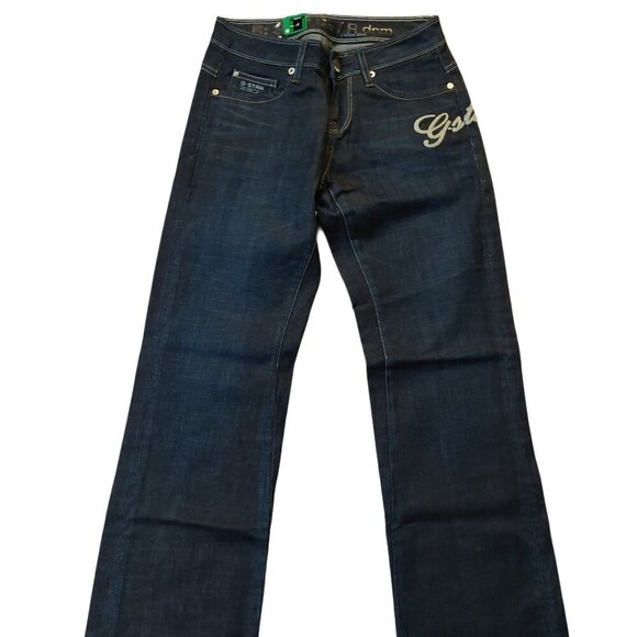 G-Star Raw Denim - Retro Vintage G-Star Raw New Reese Loose Dave Denim Dark Vintage Blue Sz 26 NWT